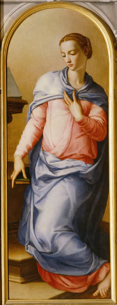 Virgin of the Annunciation by Агноло Бронзино, 1564 — digital art print download