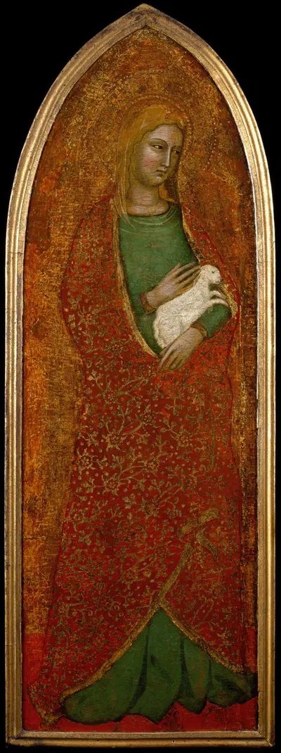 Saint Agnes by Andrea di Giusto — digital art print download