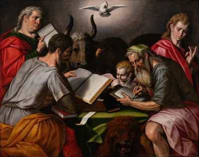 The Four Evangelists by Anthonie Blocklandt Van Montfoort — digital art print download