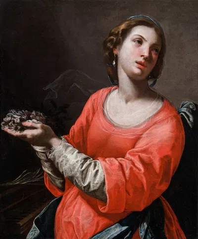 Saint Cecilia by Артемизия Джентилески — digital art print download