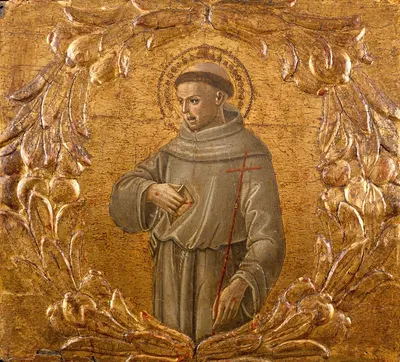 Saint Francis by Benvenuto di Giovanni — digital art print download