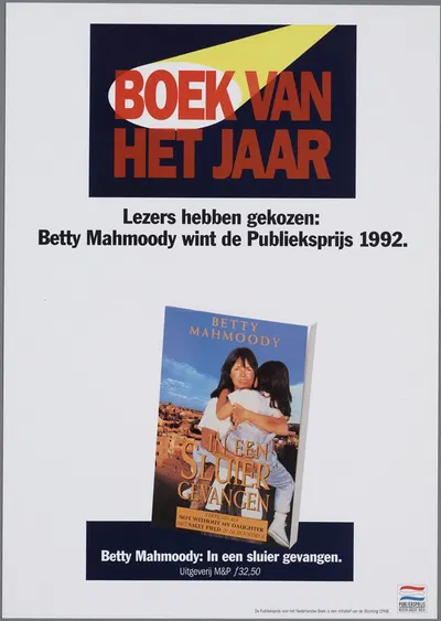 boek van het jaar ; Betty Mahmoody; In een sluier gevangen. by CPNB, 1992 — digital art print download