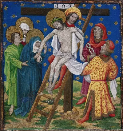 Descent from the Cross by Cologne Master of 1458 — digital art print download
