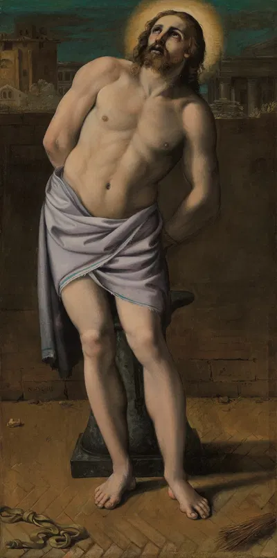 Christ at the Column by Доменичино — digital art print download