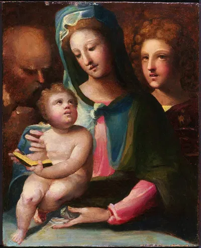 Holy Family by Domenico Beccafumi, 1540–1549 — digital art print download
