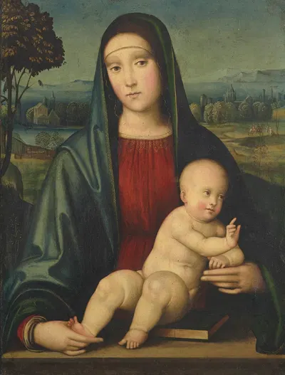 Vierge à l'Enfant by Франческо Франча — digital art print download