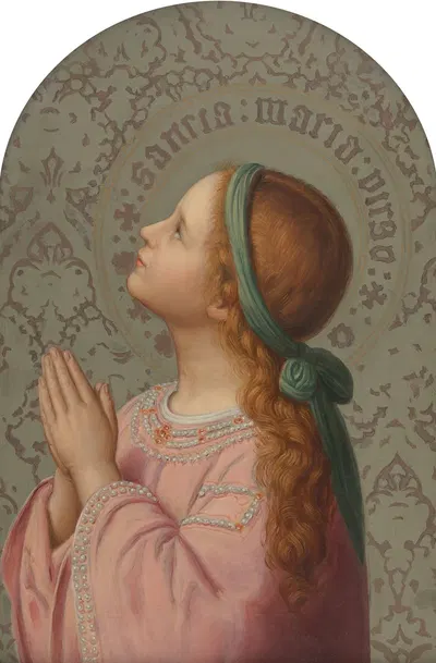 Sancta Maria Virgo by Франц Иттенбах — digital art print download