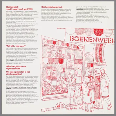 Boekenweek van 25 maart tot en met 3 april by CPNB, 1976 — digital art print download