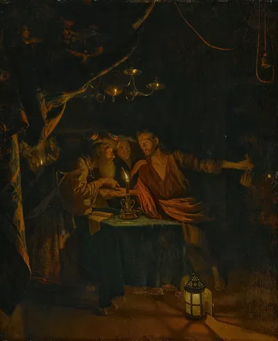The betrayal of Judas by Godfried Schalcken — digital art print download