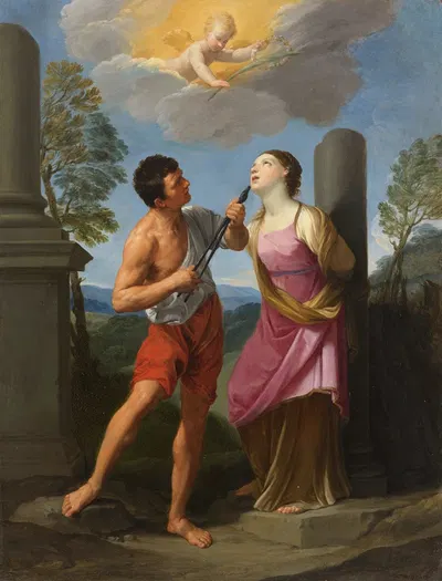 The Martyrdom of Saint Apollonia by Гвидо Рени — digital art print download