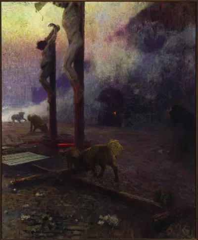 Golgotha by Ilya Efimovich Repin — digital art print download