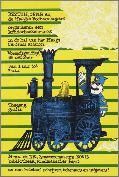 BZZTÔH, CPNB en de Haagse Boekverkopers organiseren een kinderboekenmarkt in de hal van het Haags Centraal Station by CPNB,…