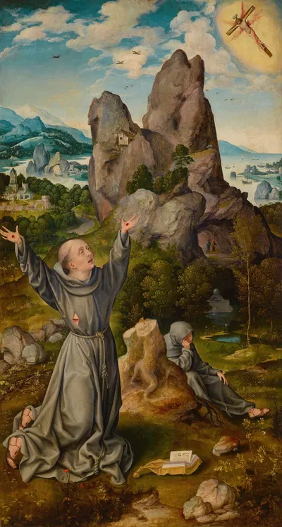 Saint Francis Receiving the Stigmata by Йос ван Клев — digital art print download