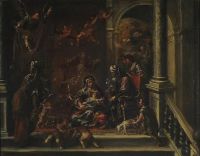 The birth of the Virgin by Хуан де Вальдес Леаль — digital art print download