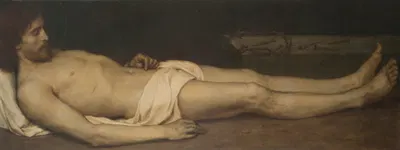 Dead christ by Jules-Joseph Meynier, 1897 — digital art print download