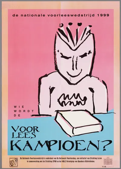De nationale voorleeswedstrijd 1999; wie wordt de voorlees kampioen by CPNB, 1999 — digital art print download