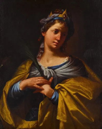 Saint Catherine of Alexandria by Лоренцо Пазинелли — digital art print download
