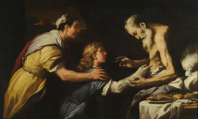 Introduction of Jacob to Isaac by Luca Giordano — digital art print download
