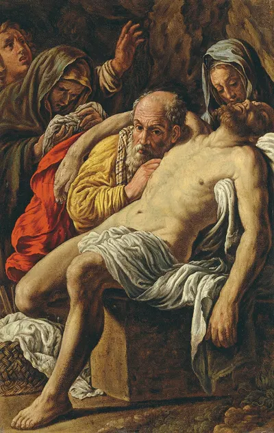 The Lamentation by Marcantonio Bassetti — digital art print download