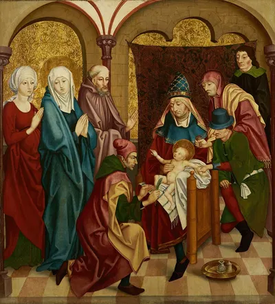 The Circumcision by Meister des Hohenlandenberger Altars — digital art print download