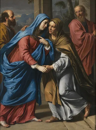 The Visitation by Филипп де Шампен — digital art print download