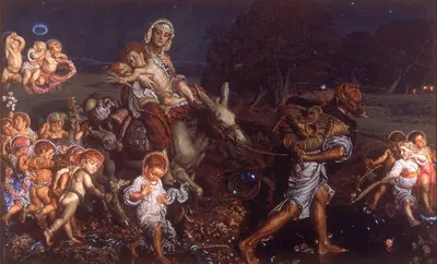 The Triumph of the Innocents by William Holman Hunt, 1876 - 1887 — digital art print download
