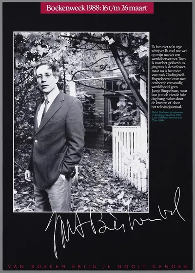 J.M.A. Biesheuvel, de auteur van het Boekenweekgeschenk 1988 … by CPNB, 1988 — digital art print download