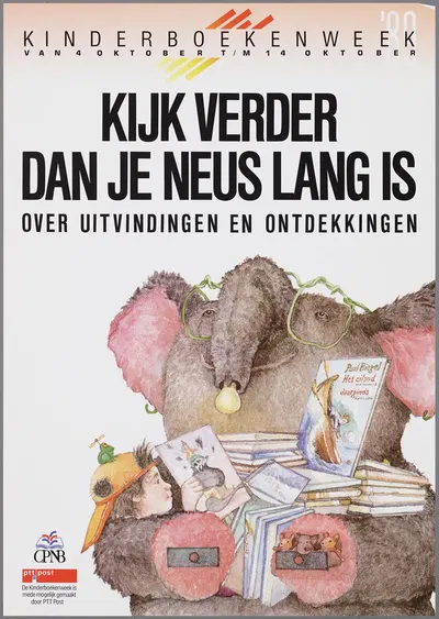 Kijk verder dan je neus lang is; over uitvindingen en ontdekkingen by CPNB, 1989 — digital art print download
