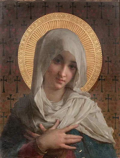 La Vierge en buste by Émile Munier — digital art print download