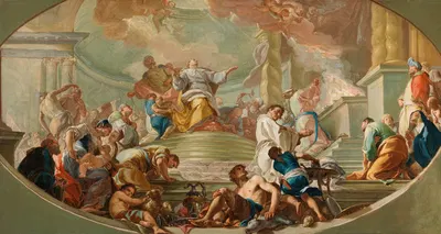 The Dedication of the Temple at Jerusalem by Giacinto Diana — digital art print download