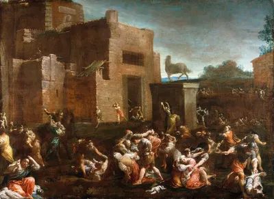 The Massacre of the Innocents by Джузеппе Мария Крепси — digital art print download