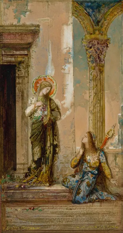 La Sainte et le Poète by Гюстав Моро — digital art print download