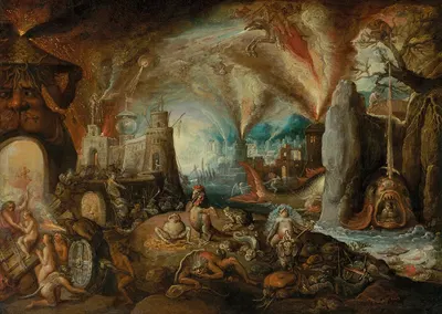The Harrowing of Hell by Jacob Isaacsz. van Swanenburg — digital art print download