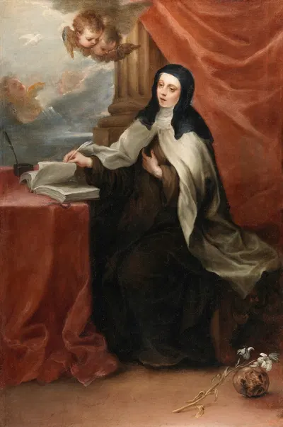 Saint Teresa of Avila by Juan Antonio De Frias y Escalante — digital art print download