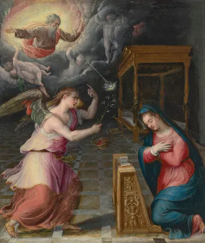 The Annunciation by Lavinia Fontana — digital art print download