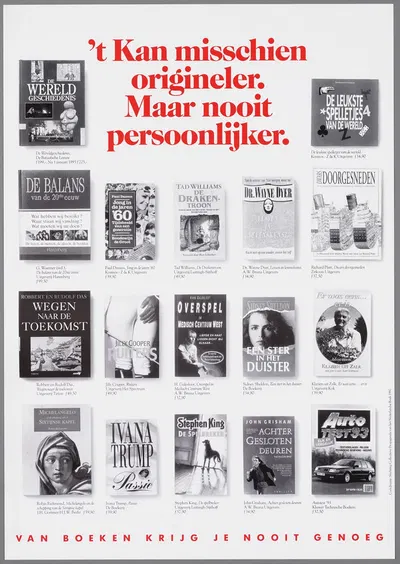 't Kan misschien origineler. Maar nooit persoonlijker by CPNB, 1992 — digital art print download