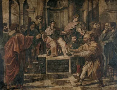 The Blinding of Elymas by Raphael — digital art print download