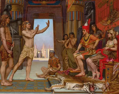 Joseph interpreting Pharaoh's dream by Reginald Arthur, 1894 — digital art print download