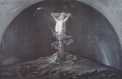 The crucifixion by David Humbert de Superville — digital art print download