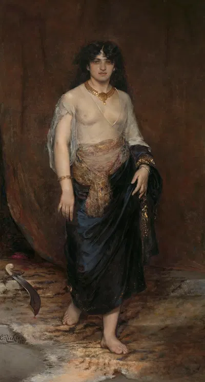 Judith by Édouard Frédéric Wilhelm Richter, 1877 — digital art print download