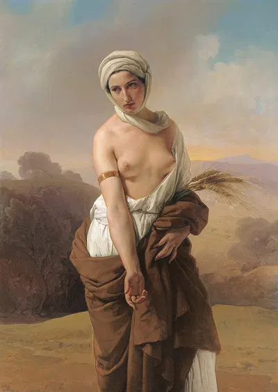 Ruth by Франческо Хайез, 1835 — digital art print download