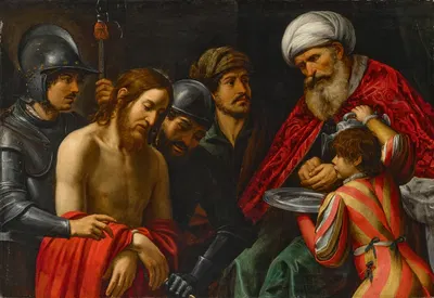 Christ before Pilate by Giuseppe Vermiglio — digital art print download