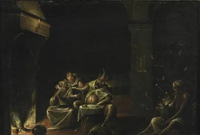 The Temptation of St. Jerome by Хендрик ван Стенвейк Младший — digital art print download