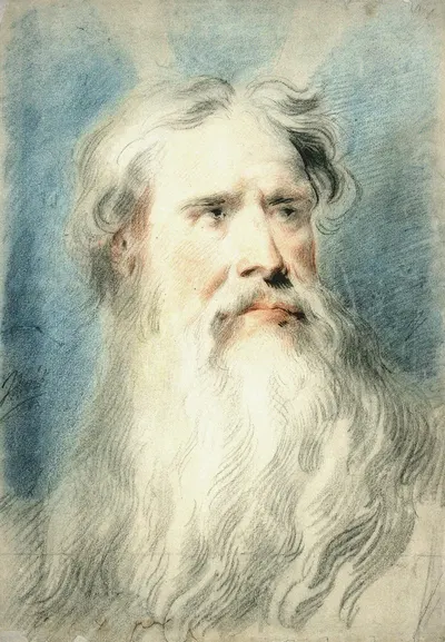 The head of Moses by Якоб де Вит — digital art print download
