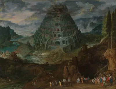 The Tower of Babel by Ян Брейгель Старший — digital art print download