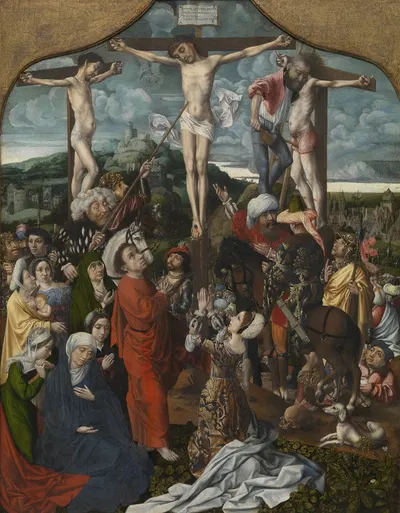 The crucifixion by Jan Provoost — digital art print download