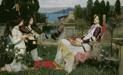 St Cecilia by Джон Уильям Уотерхаус — digital art print download
