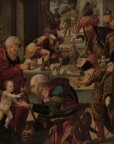 The adoration by Pieter Coecke van Aelst — digital art print download