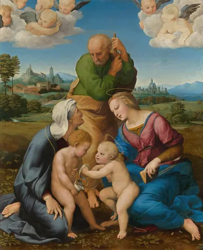 Canigiani Holy Family by Raphael — digital art print download