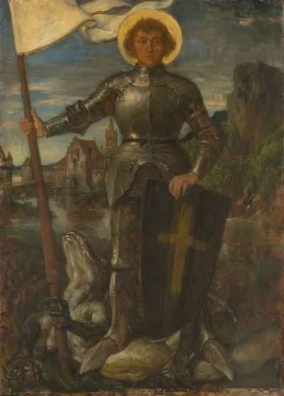St. George by Вильгельм фон Диз, 1896 — digital art print download